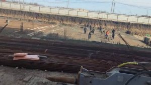 Полный демонтаж арматуры с бетоном! Ошибка в работе!