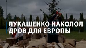 Лукашенко наколол дров для Европы