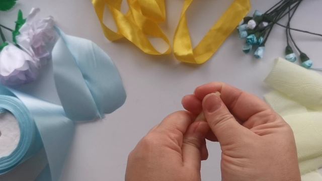 Калла из атласной ленты сделала своими руками смотреть онлайн