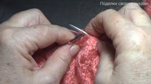 Как связать берет на девочку спицами [На весну или На осень].