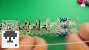 "Пиковый туз"- брелок-фреска из резиночек. Видеоурок #62