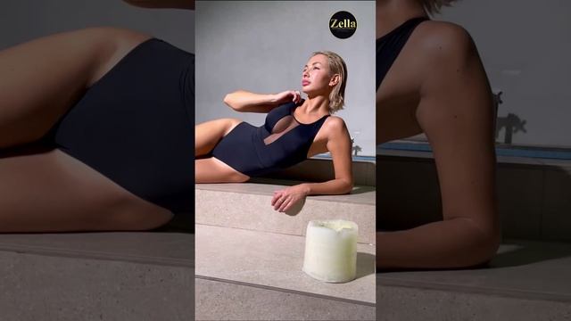 Стильный утягивающий купальник с эффектом пушап, но без push up вкладышей