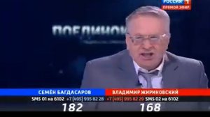 Жириновский против Багдасарова у Соловьева 15 12 2016