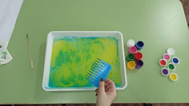 Рисуем и релаксируем // Эбру