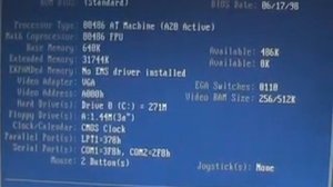 ПК из 90 х , 486 компьютер, мини обзор .  90 x PC, 486 computer, mini review
