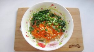 Капуста с чесноком и морковью