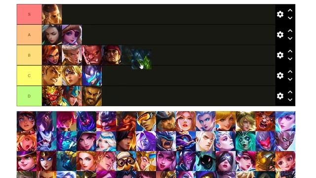 ТИР ЛИСТ НА ЛИНИЮ ОПЫТА 1 ЧАСТЬ | MOBILE LEGEND BANG BANG | TIER LIST | 2022