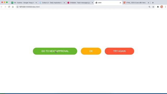Sử dụng BEM để tạo buttons | Ứng dụng của BEM trong CSS смотреть онлайн