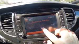 How to Play Music from Smartphone via Bluetooth in Kia Carens IV ( 2013 – 2018 )