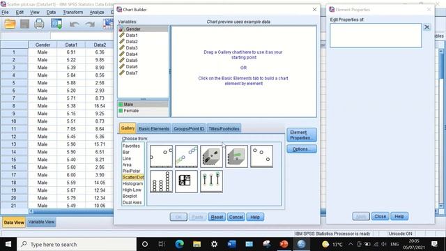3D Scatterplot in SPSS смотреть онлайн