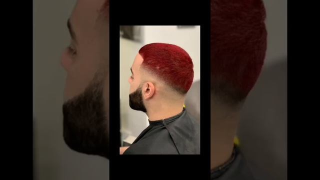 Coupe de cheveux homme avec la couleur rouge ??? смотреть онлайн
