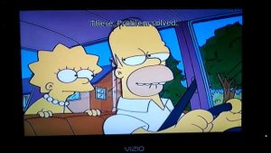 Simpsons check engine light