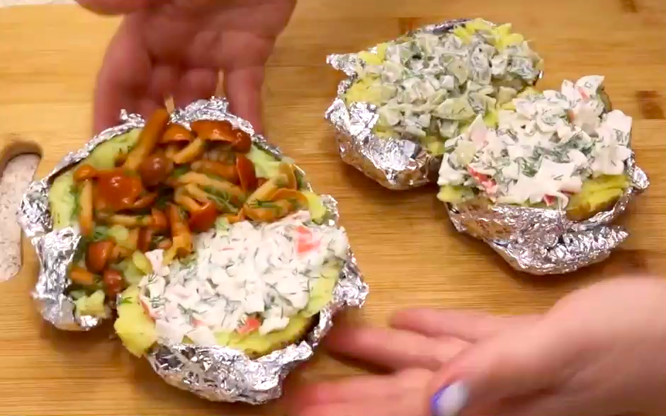 Такой Картофель Можно Есть Каждый день! Запеченный с Тремя Разными Вкусами! смотреть онлайн