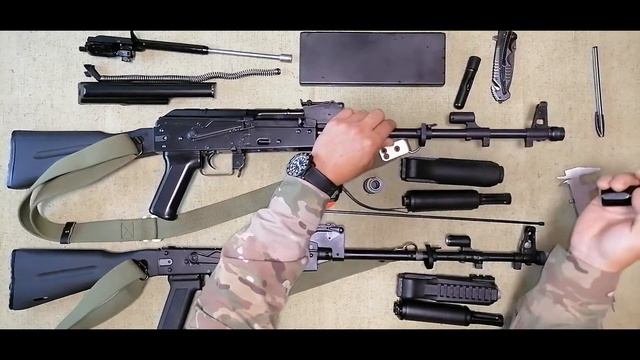 ОБЗОР СРАВНЕНИЕ НА AIRSOFT AEG АК-74М & СХ АК-103 смотреть онлайн