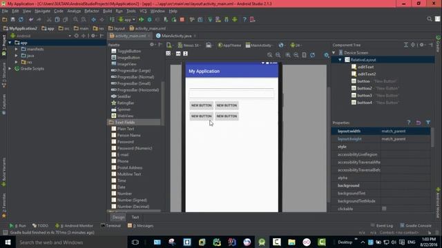 Hint Attribute with EditTexts in Android Studio #82 смотреть онлайн