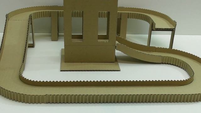 Как сделать Трек для машинок своими руками из картона