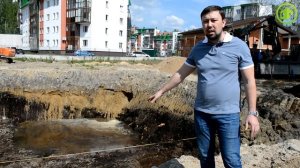 Готовим основание под плитный монолитный фундамент.