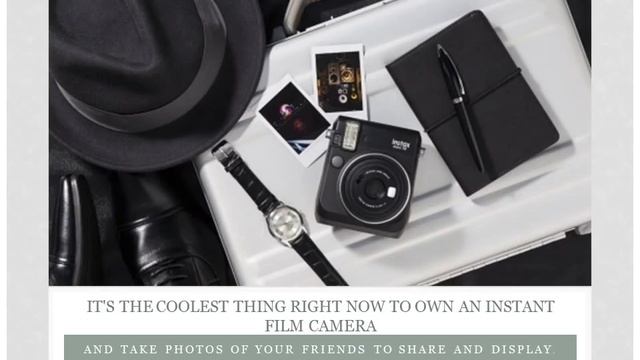 Fujifilm Instax Mini 70 - Instant Film Camera (Black) смотреть онлайн