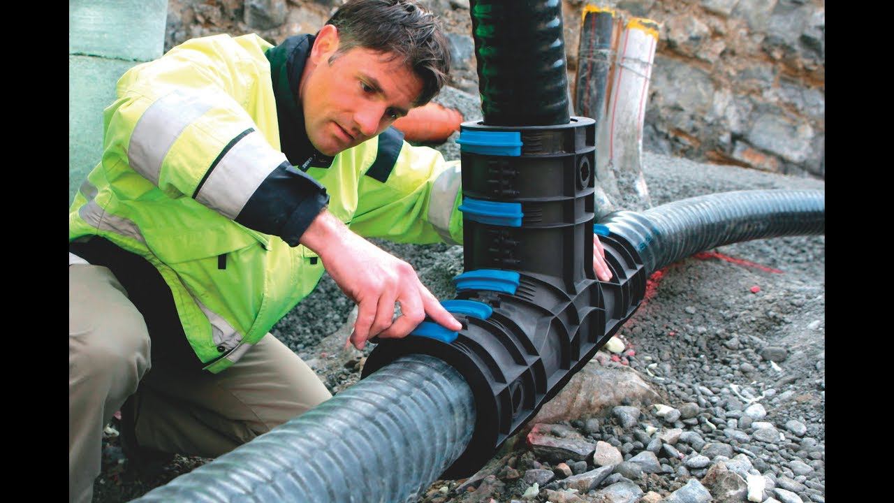 Тройник CPX Clip Shell 2.0 для герметичного подземного соединения труб Calpex смотреть онлайн