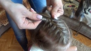 Плетение косичек - Колосок?