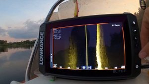 Lowrance ELITE FS на воде