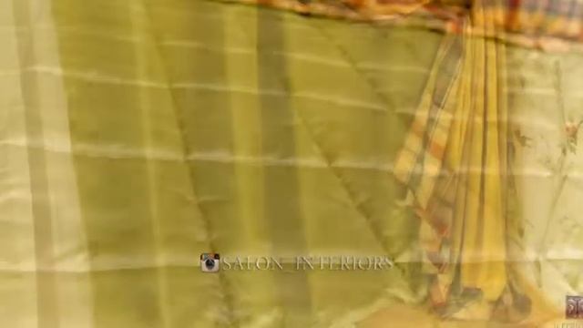 Шторы в клетку. Салон Interiors. желтые шторы смотреть онлайн