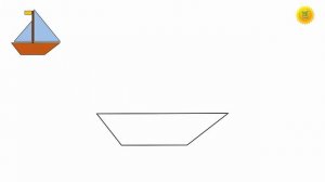 Учимся рисовать поэтапно Кораблик - Уроки рисования для детей