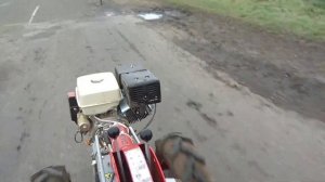 Мотоблок GRASSHOPPER 188FE (езда с прицепом)