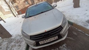 LADA VeSтА,,,Газпром N 5w40 запуск в -10 !!!