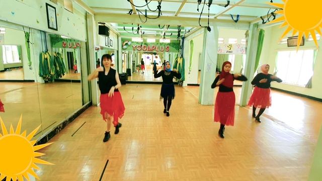 TITANIUM BACHATA | LINE DANCE | IMPROVER | Yogaplus Line Dance Team смотреть онлайн