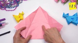 Paper crafts -  Paper CAT  Origami Cat