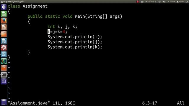 Assignment Operator ( = ) in Java