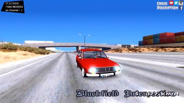 Renault 12 Dacia 1300 EditionRC - GTA San Andreas | EnRoMovies _REVIEW смотреть онлайн
