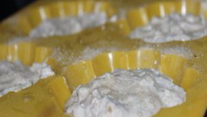 Овсяно-творожные кексики-маффины с яблоком