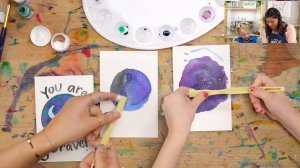 Let's Make Art Matter 🌌 Kids Art Activity by Nicole Miyuki of Let's Make Art