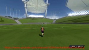 Как бить крученый мяч в FIFA 14 ???