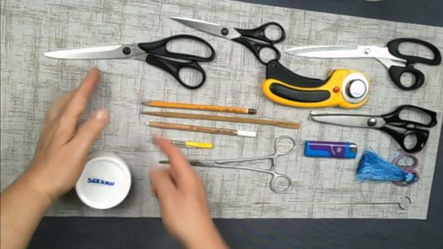 Текстильный органайзер для швейных инструментов. Часть I: раскладка смотреть онлайн