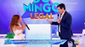 Karol Sevilla, de Sou Luna, no Domingo Legal (02/07/17)