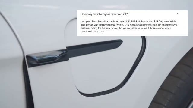 Porsche Taycan sales in 2020 смотреть онлайн