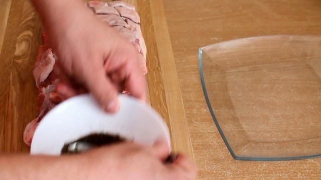 Бараний бок (седло) запеченный в духовке. смотреть онлайн