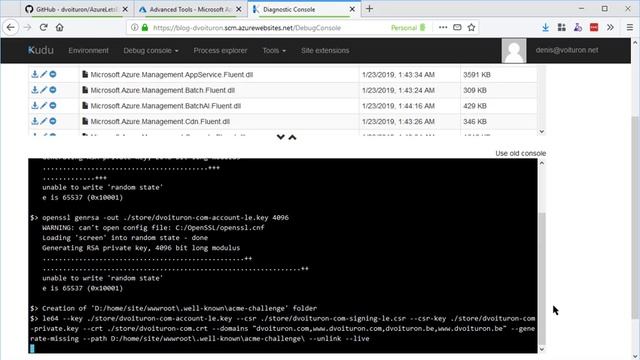 Azure LetsEncrypt смотреть онлайн