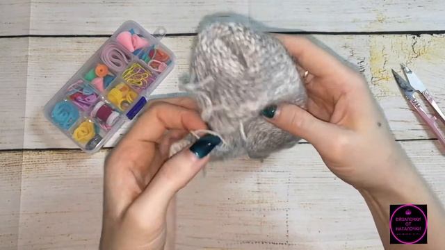 2 часть. Вяжем варежки и снуд из комплекта "Градиент". Видео №34 смотреть онлайн