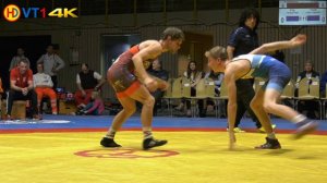 RINGEN | Oberliga Bayern Süd | 61kg LL: KOPP, T. (Hallbergmoos) vs. HAGELAUER, L. (Anger)