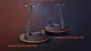 Ninebot KickScooter F Series: 18.6 mph* Top Speed | 25-Mile* Max Range | 10-inch Pneumatic Tire