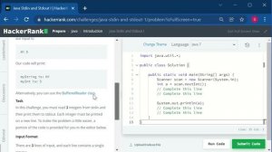 HR_Java02: Java Standard Input and Standard Output