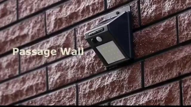 Фонарь настенный на солнечных батареях 20 диодов с датчиком движения ZX смотреть онлайн