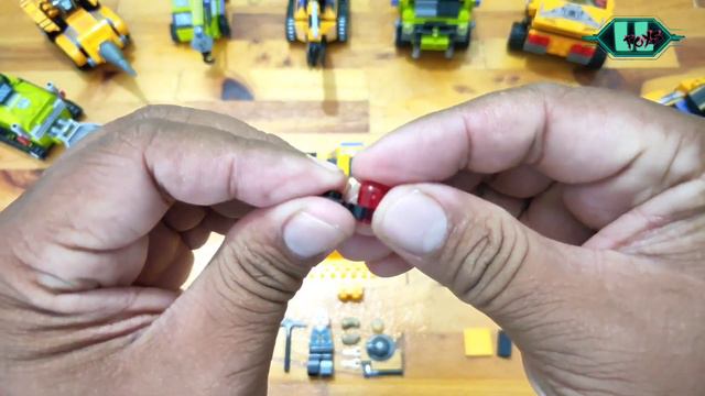 MERAKIT LEGO ROBOT 6in1 SEMBO BLOCK MECHA OF STEEL part 5. TRANSFORMERS DEVASTATOR. UNOFFICIAL LEGO