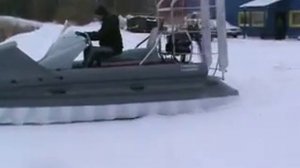 Аэролодка с двигателем РМЗ