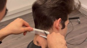 МУЖСКАЯ СТРИЖКА НОЖНИЦАМИ - ТЕЙПЕР ФЕЙД   |   Mens haircut graduation - Taper fade