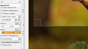 GIMP: Как обрезать картинку?